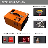 Kompresor Udara PCP 110V/220V 4500Psi 30Mbar Pompa Bebas Oli/Air Tekanan Tinggi untuk Senapan Angin dan Tabung Selam