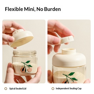 Boîte de rangement portable personnalisée pour collations d'extérieur pour tout-petits, anti-fuite, pour fruits, distributeur de <span class=keywords><strong>lait</strong></span> en poudre pour bébé, conteneur de préparation pour nourrissons - Product Image 3