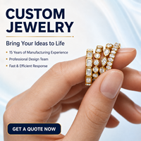 LUCKYJIU Fabricant de bijoux personnalisés OEM/ODM, anneaux en argent 925, acier inoxydable, laiton plaqué or, résistants à l'eau, fournisseur en gros