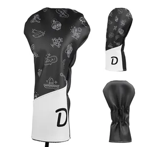 Klassieke Kleur Bijpassende Golf Headcovers Waterdicht Materiaal Golf Driver Covers Elegant Design Golf Head Covers