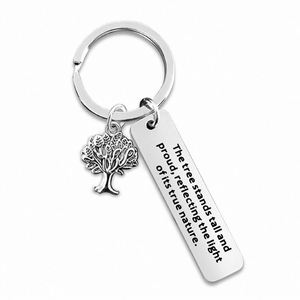 Llavero de regalo inspirador, llavero de aliento, familia: donde comienza la vida - Product Image 4