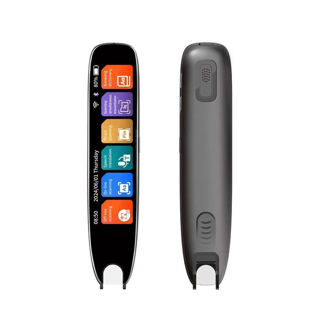 Newest Smart  3.7inches Translator Talking Reading Pen Digital OCR Scanner Pen Language Translator Device with Voice Translator
