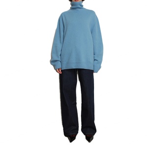 Jean en denim japonais selvedge vintage coupe ample taille haute épaisse sur mesure pour femme - Product Image 6