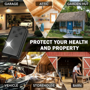 Repelente de Martas con Enchufe, Repelente Ultrasónico para Martas, para Áticos, Graneros, Garajes, Sótanos, Interior, Enchufable - Product Image 2