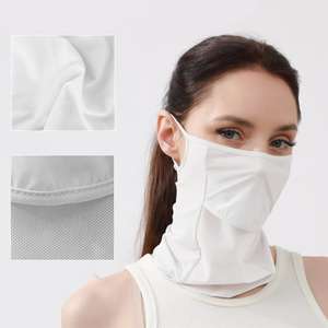 Masque de <span class=keywords><strong>protection</strong></span> sportif pour cyclisme, cache-cou, tissu en soie glacée, pare-soleil de refroidissement respirant pour cyclistes, <span class=keywords><strong>protection</strong></span> UV extérieure - Product Image 2