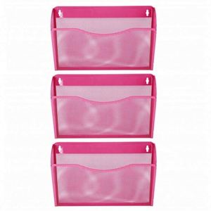 <b>Wall</b> Folder File Letter Pocket Holder Metal Mesh <b>Desk</b> Hanging Basket Box Bin Mail A4 Size Paper Document Organizer - Product Image 2