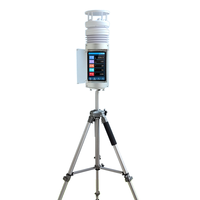 Instrument météorologique agricole mobile portable avec enregistreur de données intégré Rs485 Station météorologique automatique portable à ultrasons