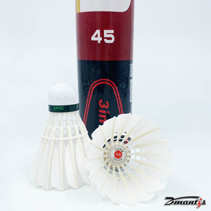 Volant de badminton 3in1 Modèle Dmantis 45 avec matière première de bonne qualité Volant de badminton Plume d'oie naturelle OEM - Product Image 6