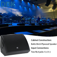 DBK 12 pouces Line Array Système de haut-parleurs Moniteur de haute qualité Haut-parleurs Studio Professional LA System Équipement de sonorisation