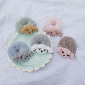 Bandes de cheveux élastiques en peluche pour filles, chouchous colorés pour cheveux d'animaux mignons pour femmes, accessoires pour cheveux, vente en gros - Product Image 3