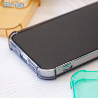 Coques de téléphone portable souples en TPU HEYBINGO avec carte enfichable pour iPhone 13 14 15 PRO MAX