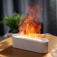 Diffuseur d'huiles essentielles USB à vente chaude en gros avec des flammes colorées pour la voiture, la maison, la chambre à coucher