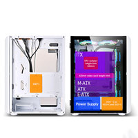 Lovingcool Factory OEM ODM Juego de PC Completo Gabinete de PC de Torre completa ATX Micro-ATX PC Gaming RGB Fan Case con fuente de alimentación