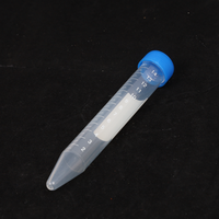 Tubes à centrifuger coniques de 15 ml en polypropylène médical jetable