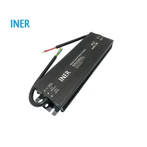 INER R-150-12 Factory Manufacturer CE FCC EMC Constant Voltage AC to DC Waterproof Aluminum Slim LED Power Supply 12V 150W IP67