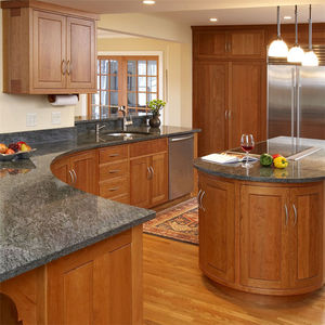 العتيقة خشب الساج مطبخ مجلس الوزراء خزانة مطبخ خشبية - Product Image 4