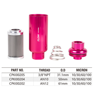 <span class=keywords><strong>Filtre</strong></span> à carburant en ligne CP Racing AN10 AN12 10/30/60/100 microns, <span class=keywords><strong>filtre</strong></span> à carburant de course à haut débit pour E85 - Product Image 6