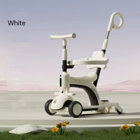 Siège auto et trottinette enfant 6-en-1 nouvelle conception avec poignée de poussée