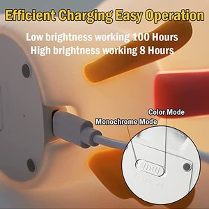 Baby Night Light Cartoon RGB ricaricabile lampada <span class=keywords><strong>unicorno</strong></span> LED luce notturna in silicone per la camera dei bambini - Product Image 6