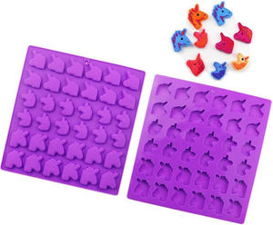 DIY decoración <span class=keywords><strong>de</strong></span> pasteles 36 cavidades Mini unicornios caramelo <span class=keywords><strong>pastel</strong></span> Pop <span class=keywords><strong>unicornio</strong></span> artesanía silicona <span class=keywords><strong>Fondant</strong></span> moldes para Chocolate Cupcake Gummy - Product Image 1