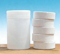 En stock aux États-Unis : Désinfectant pour piscine de 50 lb, 3 pouces, conforme à la norme EPA, livraison rapide et gratuite, prêt à être expédié
