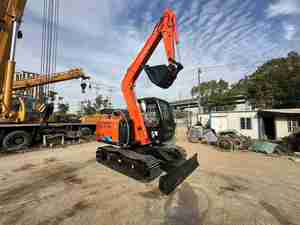 Miniexcavadora Flexible Usada Hitachi ZX70 de 7 Toneladas, de Segunda Mano, 100% Original de Japón, Retroexcavadora Hidráulica en Oferta - Product Image 2