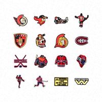 Aksesoris Sepatu PVC Lunak Kartun DIY I Love Hockey, Aksesoris Sepatu Clog Hockey Grosir