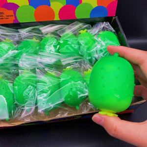 Juguetes Antiestrés HAPU TPR, Pepinos Verdes Populares para Apretar, Material Suave Relleno de Harina, Rebote Lento, para Niños - Product Image 2
