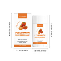 Déodorant en stick hydratant et rafraîchissant au kaki JAYSUING, marque privée, vente en gros, pour femmes et hommes