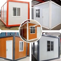 Maisons modulaires préfabriquées de luxe modernes en conteneurs plats de 10, 20 et 40 pieds – Kits de maisons miniatures préfabriquées à prix compétitifs