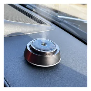 Solar Powered & USB Smart Car Aromatherapy With Aluminum Alloy Car Aroma Diffuser Machine