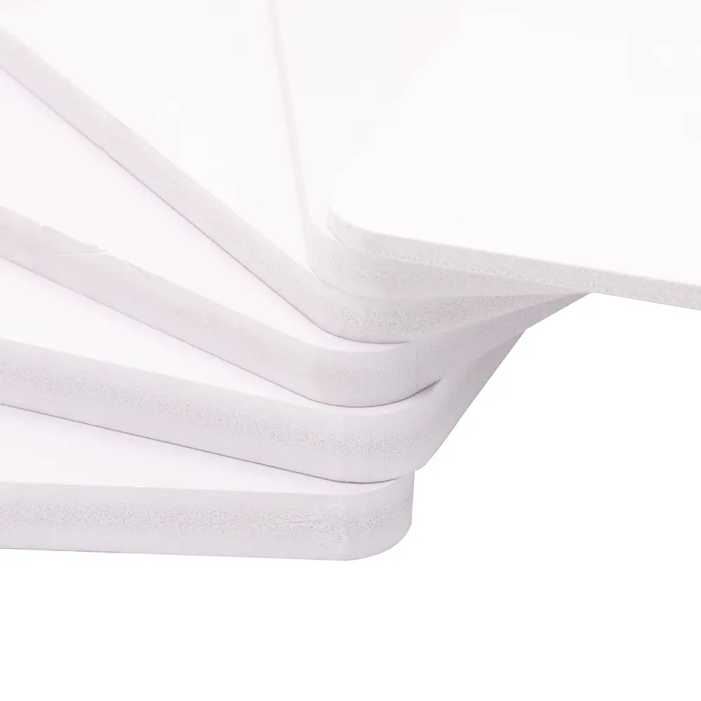 HSQY مصنع الجملة مخصصة حجم الأبيض ألواح فوم بلاستيكية من البولي فينيل كلورايد ل في الهواء الطلق علامات ويعرض