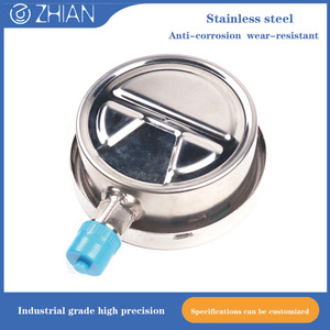Manomètre radial et axial en acier inoxydable Y-60BFZY-100BFZY-150BFZ, résistant aux chocs et aux vibrations, rempli d'huile - Product Image 5