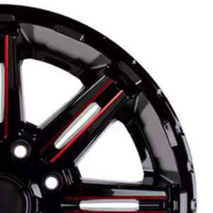 Ruedas forjadas negras y rojas 17 18 <span class=keywords><strong>19</strong></span> 20 21 22 pulgadas llantas de aleación forjadas cóncavas para coches de lujo para Honda Cr-V Toyota Rav4 - Product Image 6