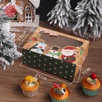 Baoren Andenken Baby Dessert Box Kiste Weihnachts ereignis Countdown Blind Geschenk boxen Runde Weihnachts geschenk Tasche Box mit Deckel