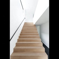 Vente chaude nouvelle peinture escalier en bois personnalisé