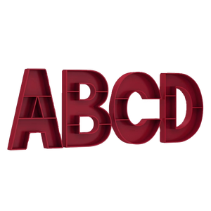 Librería Moderna y Creativa de Hierro con Panel de Diseño de Letras para Sala de Estar, <span class=keywords><strong>Biblioteca</strong></span> Escolar y Taller - Estantes Ajustables Ecológicos - Product Image 6