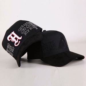 หมวกเบสบอลแบบ 5 แผง ปักลาย ออกแบบเองได้ พร้อมโลโก้สั่งทำ  ตกแต่งด้วยคริสตัล  บุผ้าซาติน  สำหรับกิจกรรมกลางแจ้ง  ขายส่ง - Product Image 2