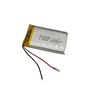 Surprise Price lipo battery 3.7V 753048 lithium cell 1200mAh batteries for medical deveice
