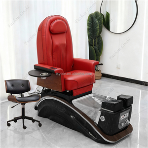 Sillón de Pedicura Eléctrico de Lujo con Masaje Vibratorio, Lámpara LED, Lavabo para <span class=keywords><strong>Spa</strong></span> de Pies con Drenaje Automático para Salón de Belleza y <span class=keywords><strong>Spa</strong></span> de Uñas - Product Image 2