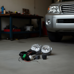 Juego de Faros Antiniebla Halógenos para Toyota Highlander 2004-2007, 12V 60W, Nuevo Kit de Actualización con Arnés de Cableado, Ajuste Universal - Product Image 1