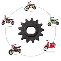 ZCLH Chaîne 25H améliorée, pignon moteur 13 dents, maillon de raccordement de remplacement pour Razor MX500/MX650/SX500/RSF650/MY1020 Enfants