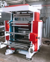 Machine d'impression flexographique automatique à 2 couleurs pour sacs en polypropylène et sacs en papier avec structure empilable