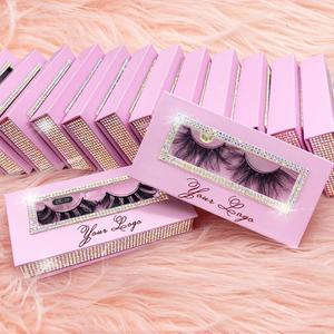Lông Mi Bao Bì Hộp Tùy Chỉnh Chồn Tráng Giấy 100 Mảnh Nhiều Phong Cách Đầy Màu Sắc Món Quà Thủ Công Làm Bằng Tay Tự Nhiên Dài 0.03Mm Dày - Product Image 3