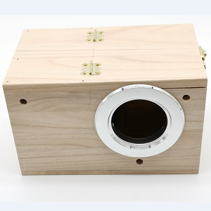 Kutu tarzı üreme kafesleri kuş yetiştiriciliği kutusu ahşap kuş papağan kafesi - Product Image 2
