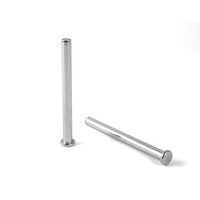 Stainless Steel Dowel Pin 304, Custom Non-Standard Locating Pin with Flat Head & Groove, Fasteners for Industrial Machinery