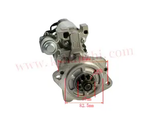 Starter Suku Cadang Forklift S6S Motor Starter 12V/3KW, 100% Baru