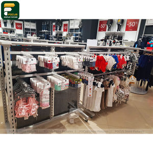 Exhibidor de Ropa Minimalista para Minoristas, Mostrador de Ropa, Vitrina de Prendas, Mueble de Vidrio - Product Image 6