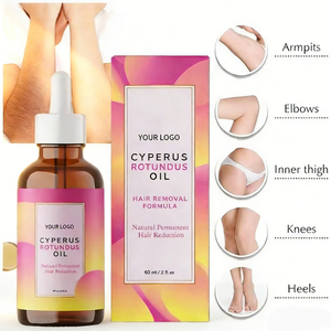 Aceite para Después del Afeitado OEM con Árbol de Té y Aloe Vera, Retrasa el Crecimiento del Vello, Hidrata y Calma para Cuerpo, Codos, Piel Facial, Aceite de Cyperus - Product Image 1