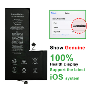 <span class=keywords><strong>Batterie</strong></span> de téléphone neuve PPNEB pour <span class=keywords><strong>iPhone</strong></span> 11 Pro Max, <span class=keywords><strong>batterie</strong></span> Li-ion, état de santé 100 %, résout le problème des messages d'avertissement et réduit la réduction de fréquence du téléphone, certifiée CE - Product Image 1
